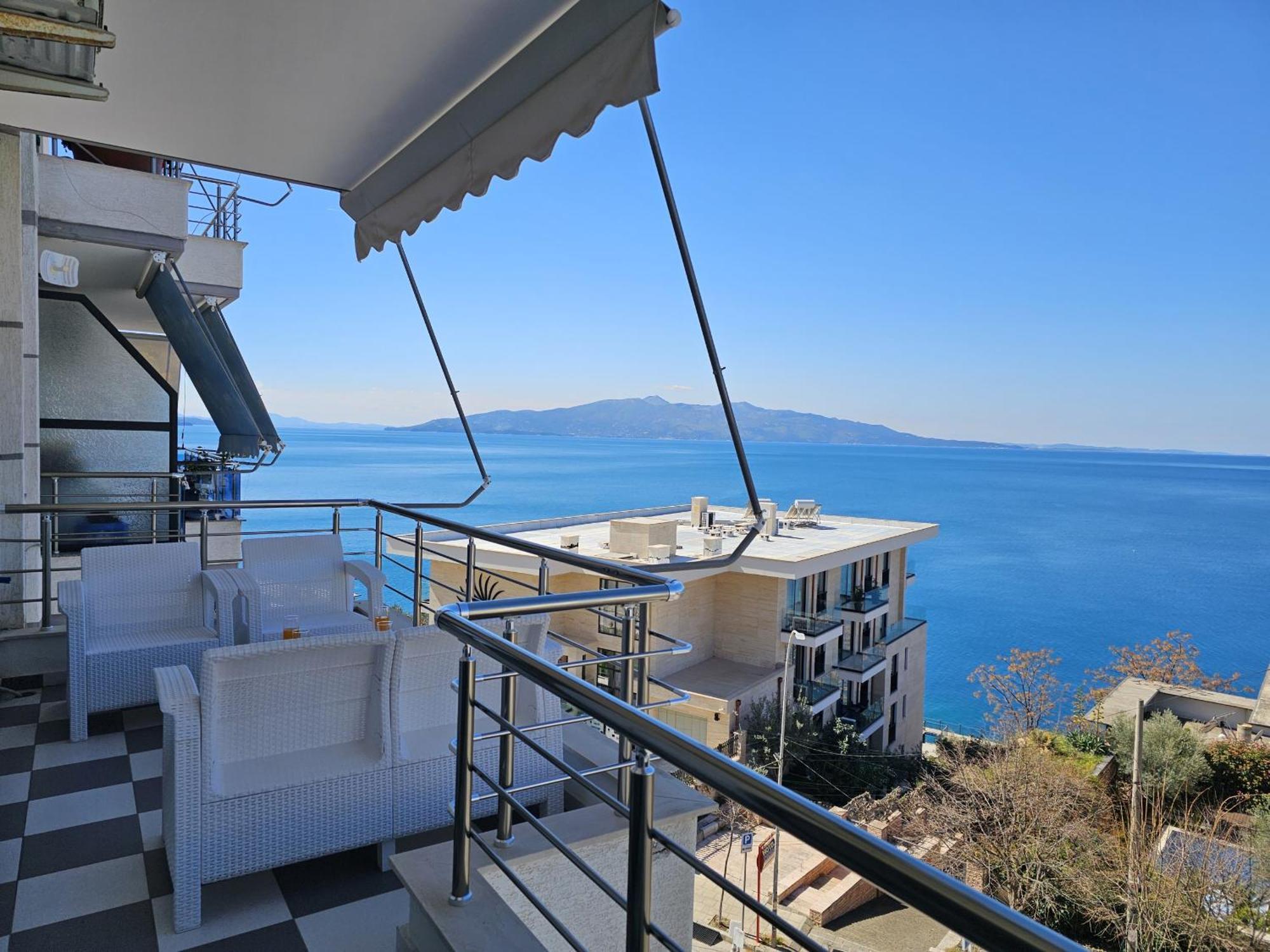Appartement Sunset Tarraces à Saranda Extérieur photo