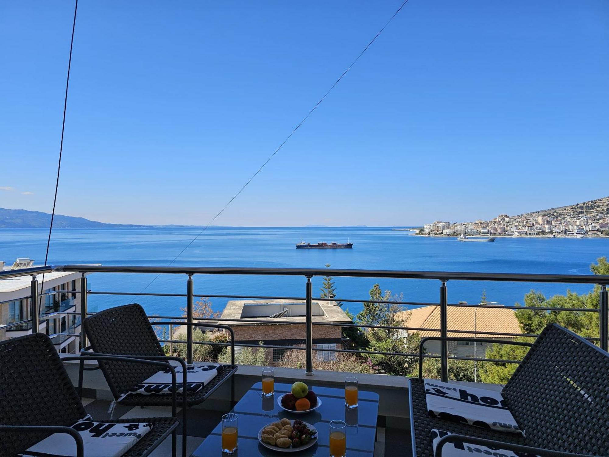Appartement Sunset Tarraces à Saranda Extérieur photo