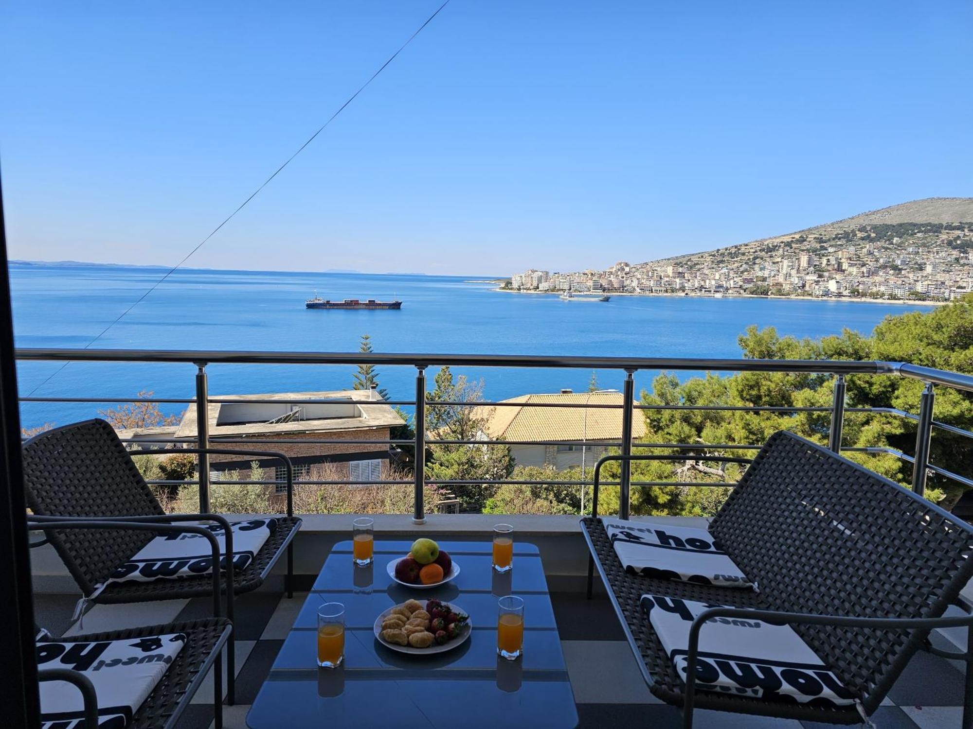 Appartement Sunset Tarraces à Saranda Extérieur photo
