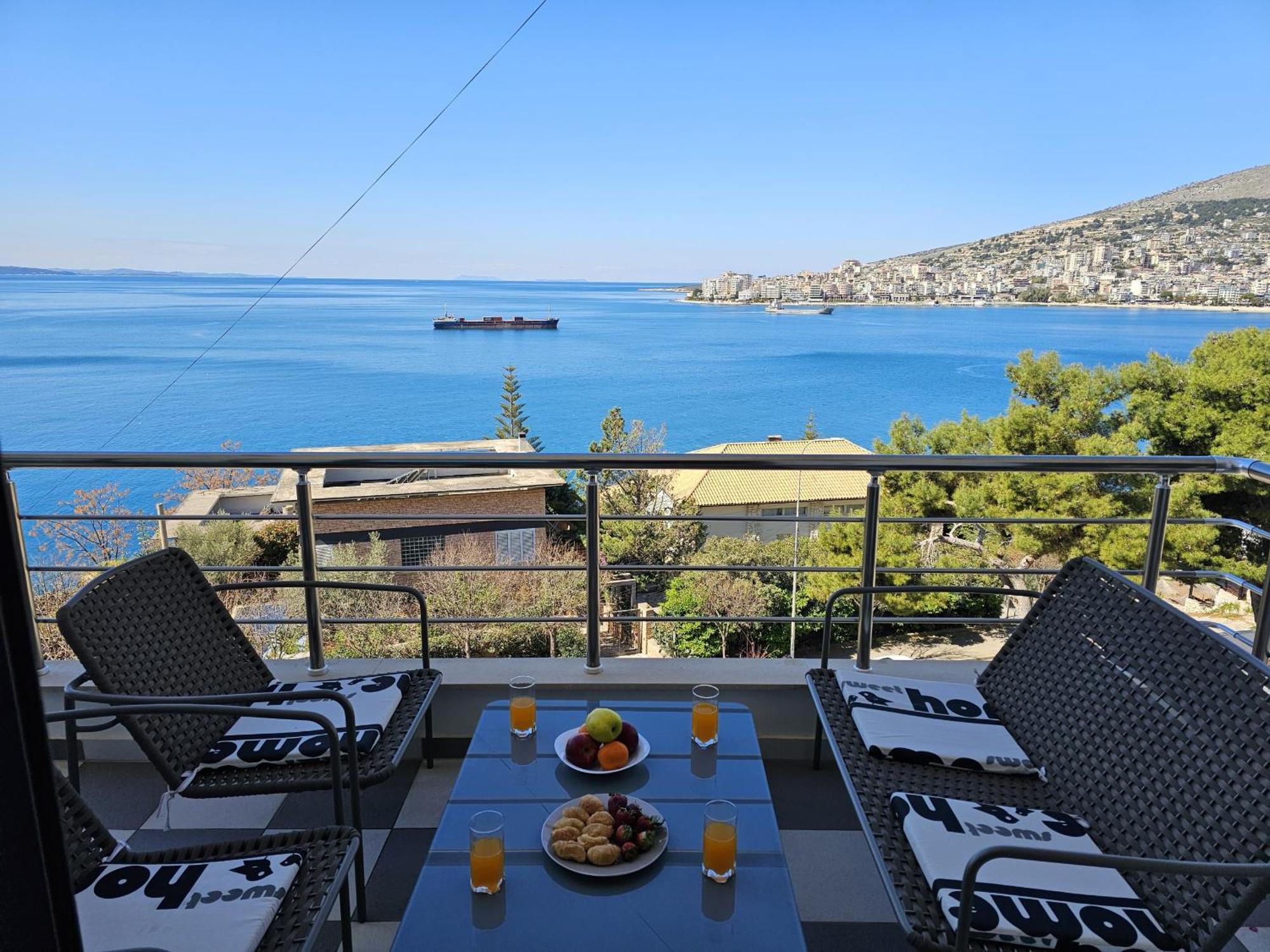 Appartement Sunset Tarraces à Saranda Extérieur photo