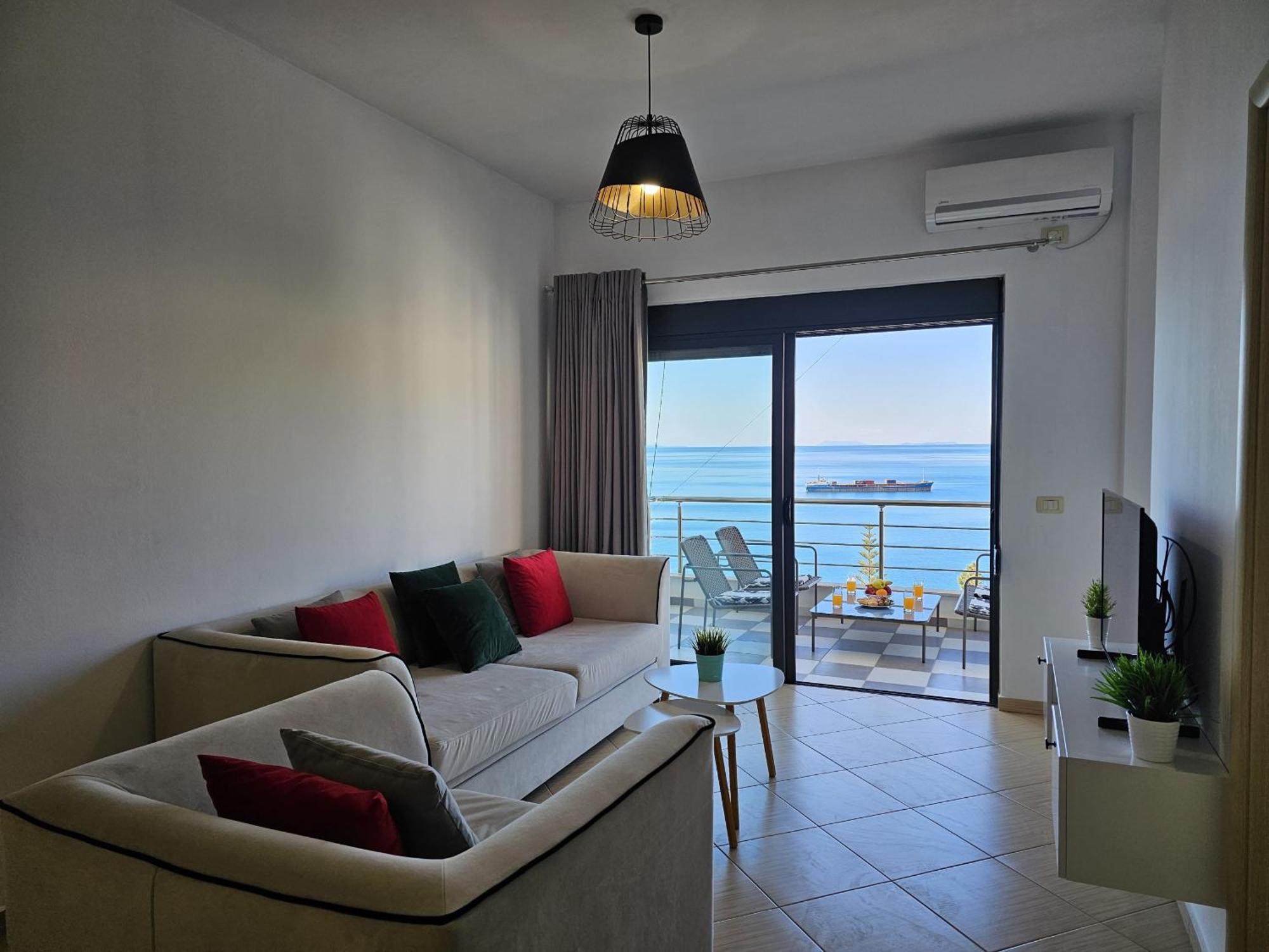 Appartement Sunset Tarraces à Saranda Extérieur photo