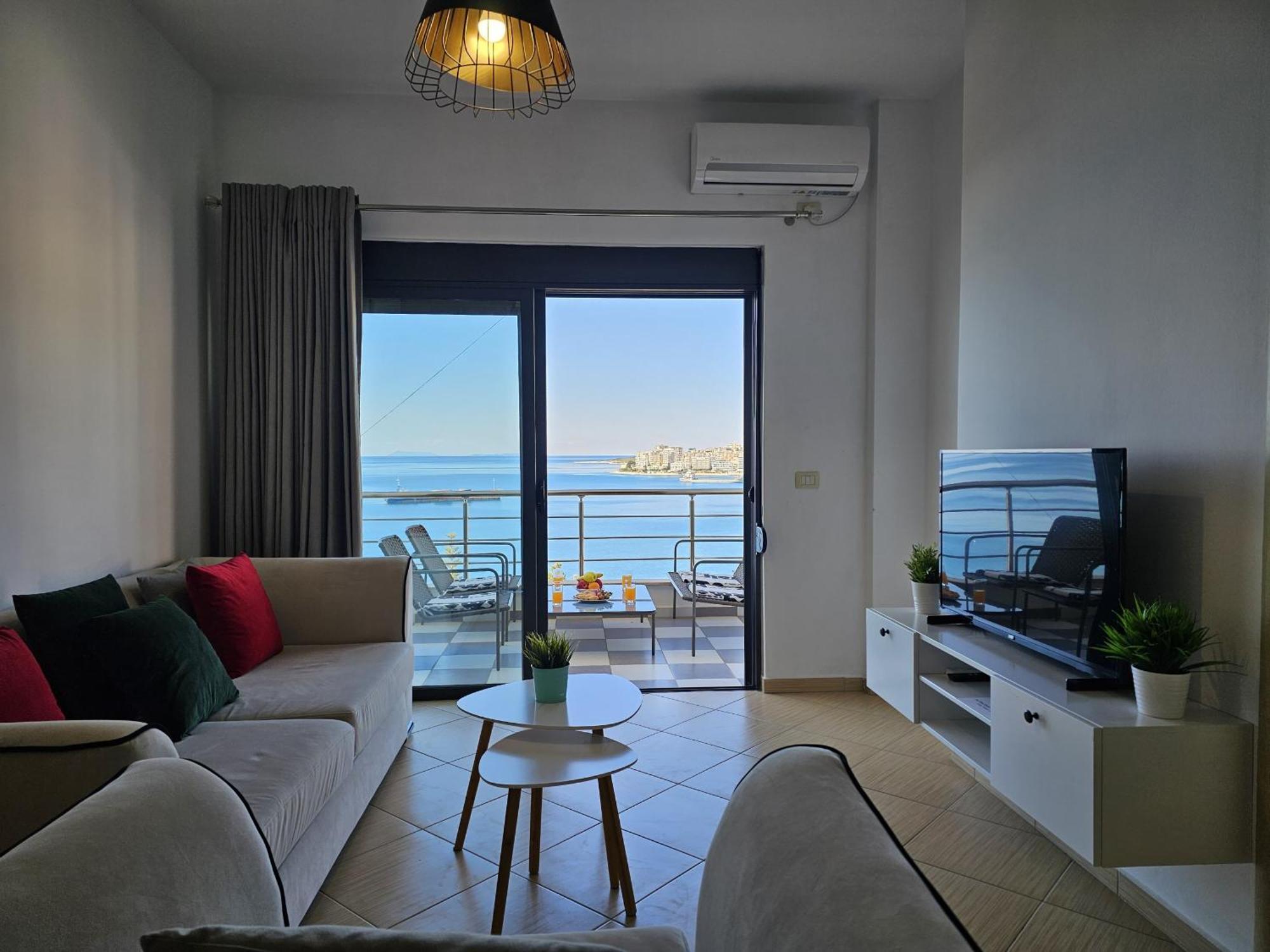 Appartement Sunset Tarraces à Saranda Extérieur photo
