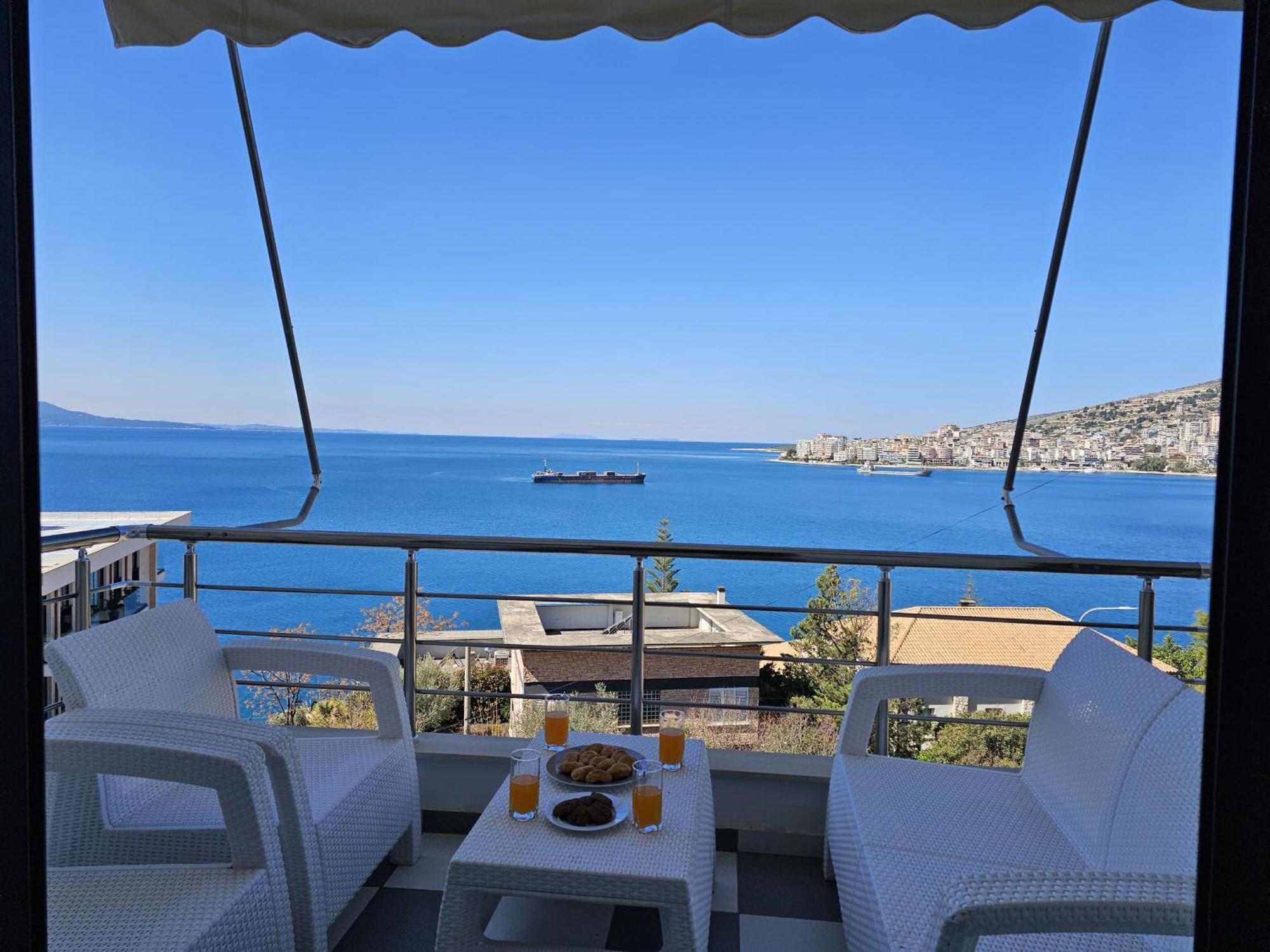 Appartement Sunset Tarraces à Saranda Extérieur photo