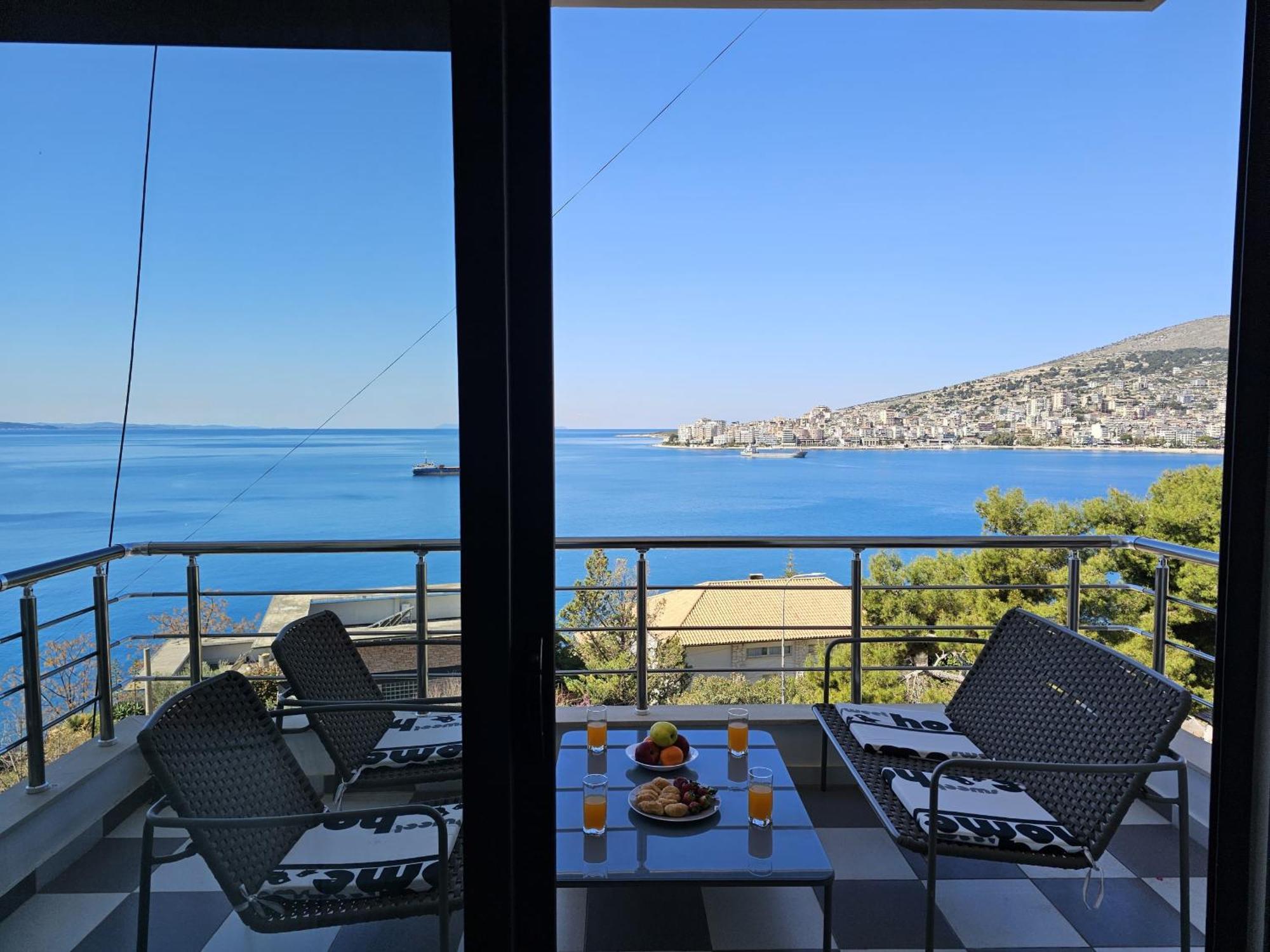 Appartement Sunset Tarraces à Saranda Extérieur photo