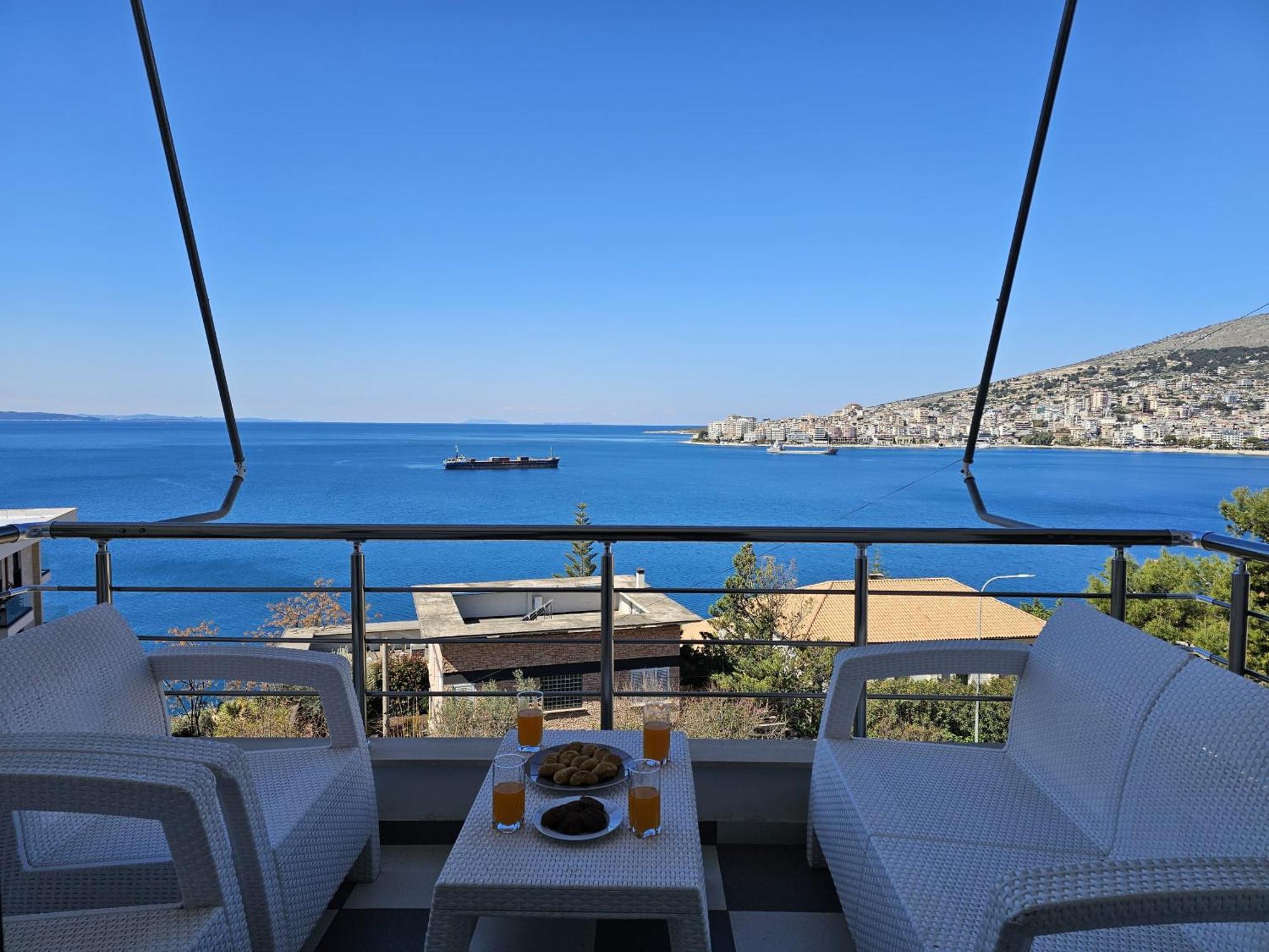 Appartement Sunset Tarraces à Saranda Extérieur photo
