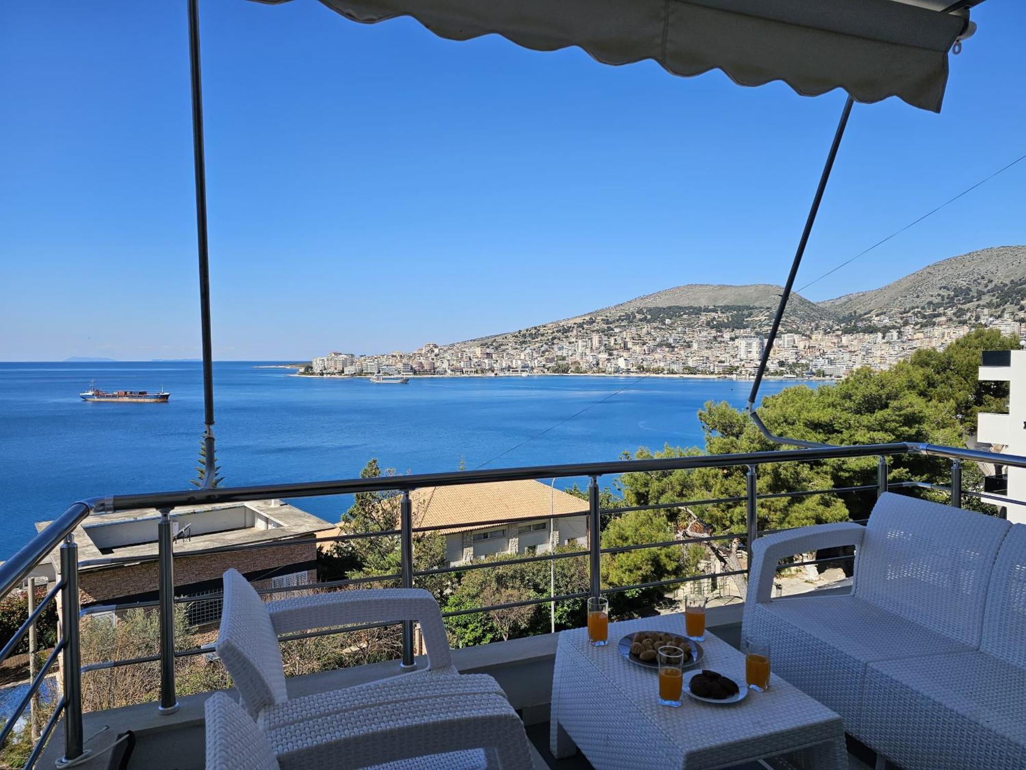 Appartement Sunset Tarraces à Saranda Extérieur photo
