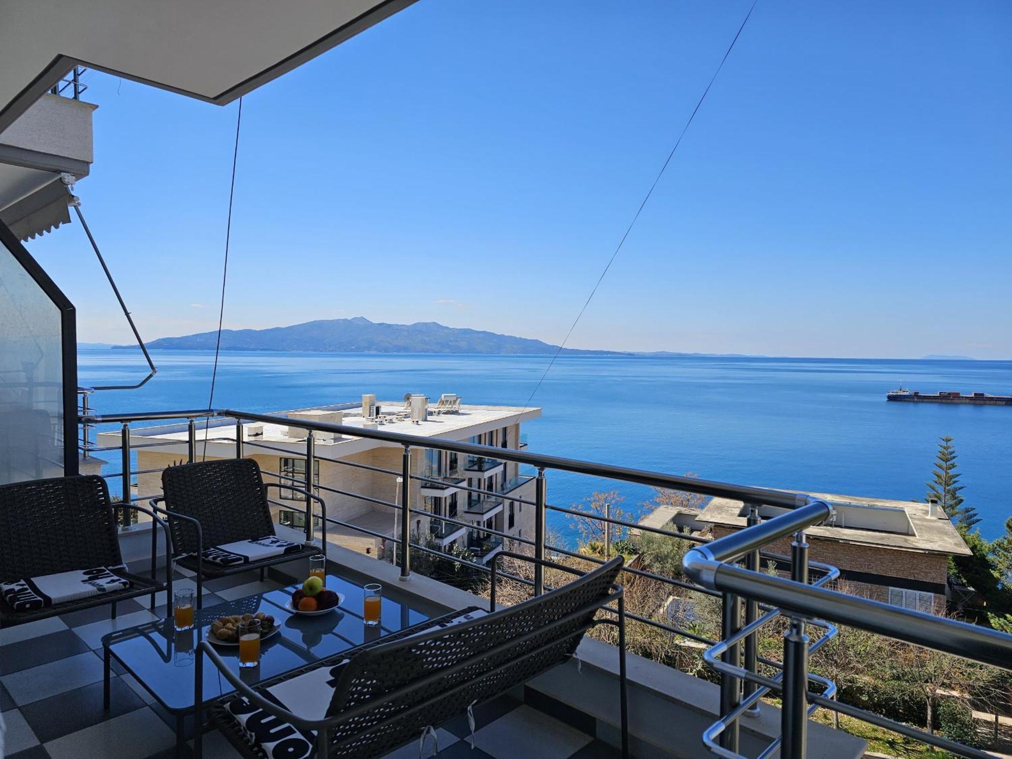Appartement Sunset Tarraces à Saranda Extérieur photo