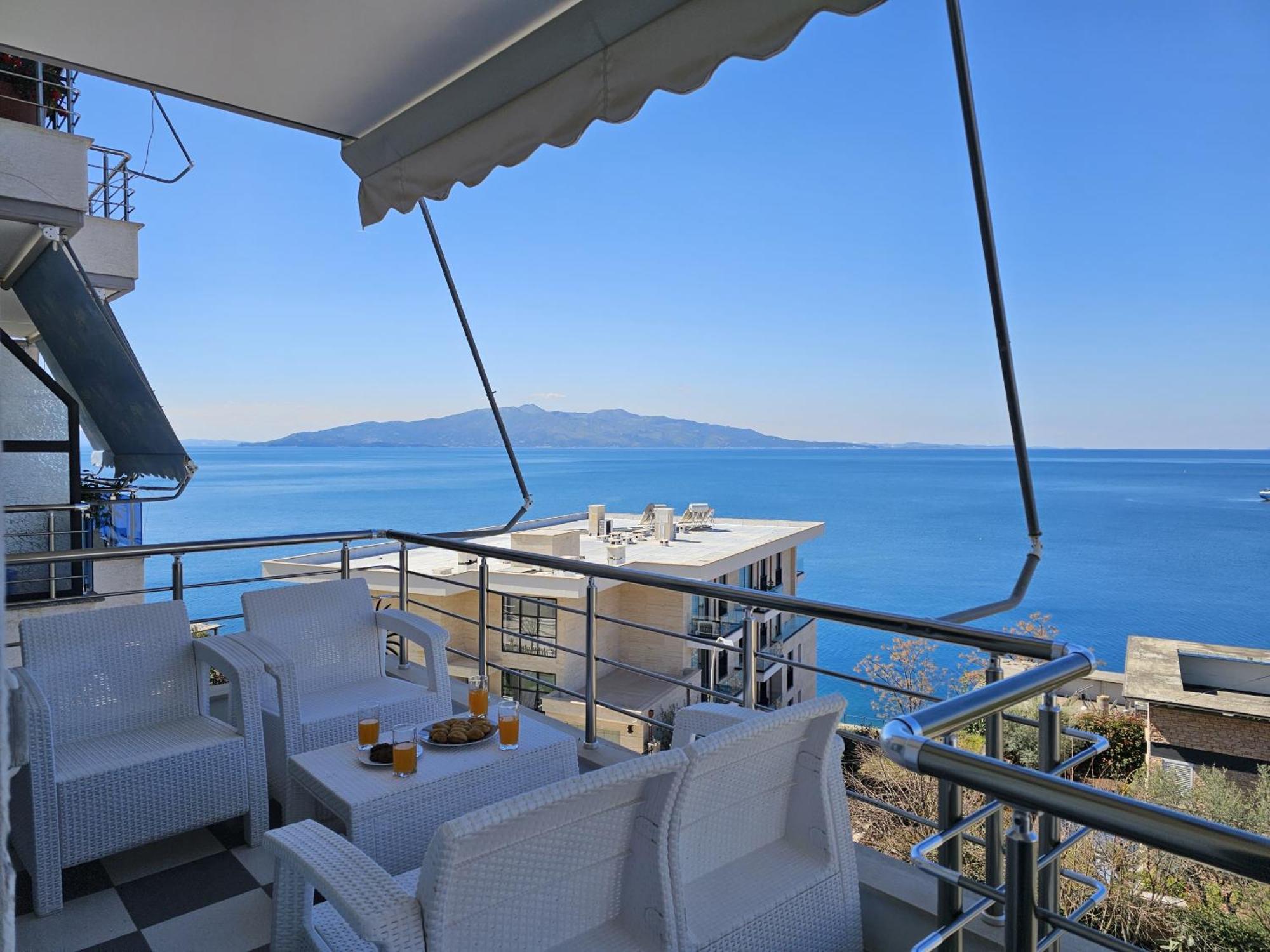 Appartement Sunset Tarraces à Saranda Extérieur photo