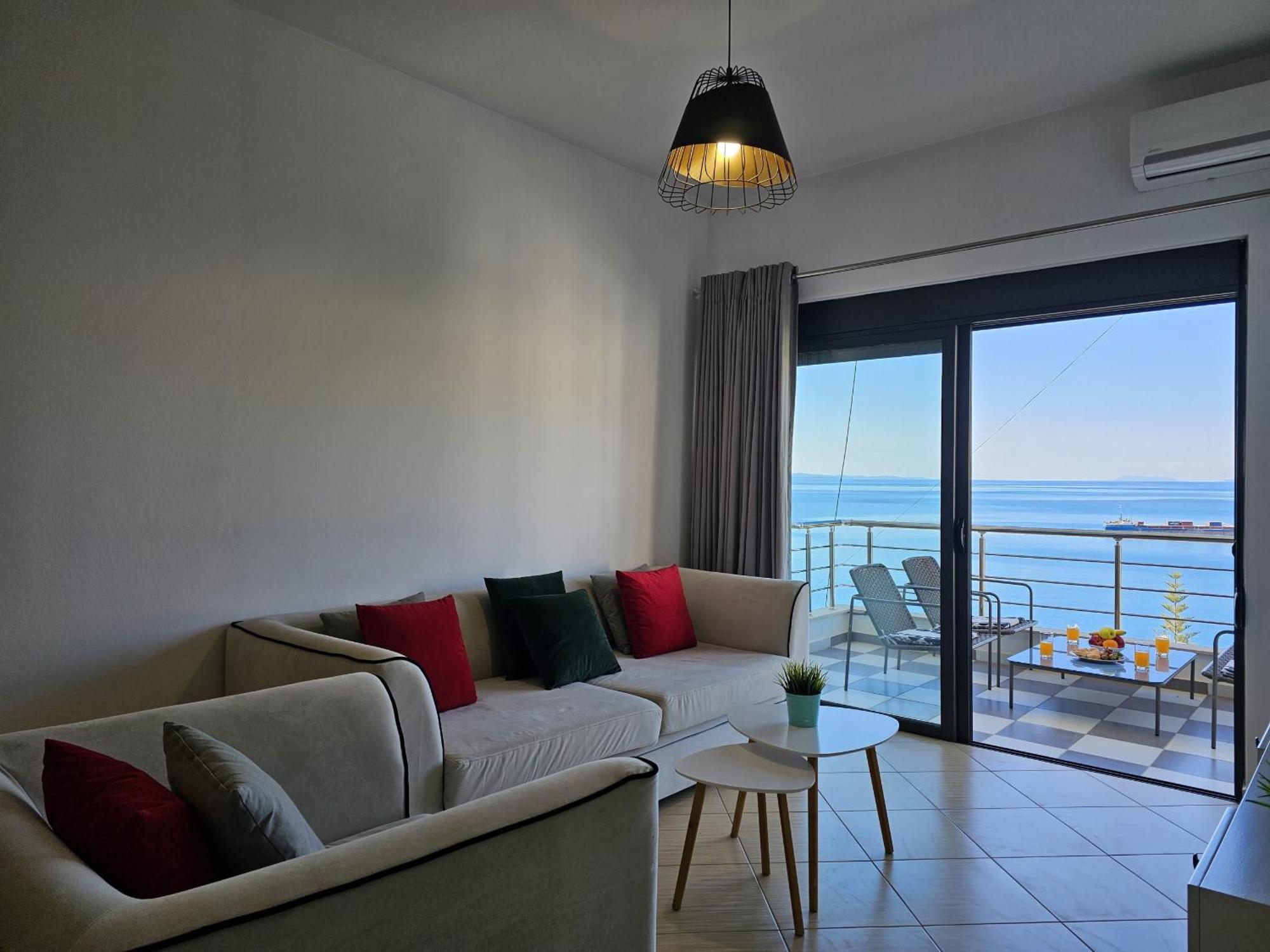 Appartement Sunset Tarraces à Saranda Extérieur photo
